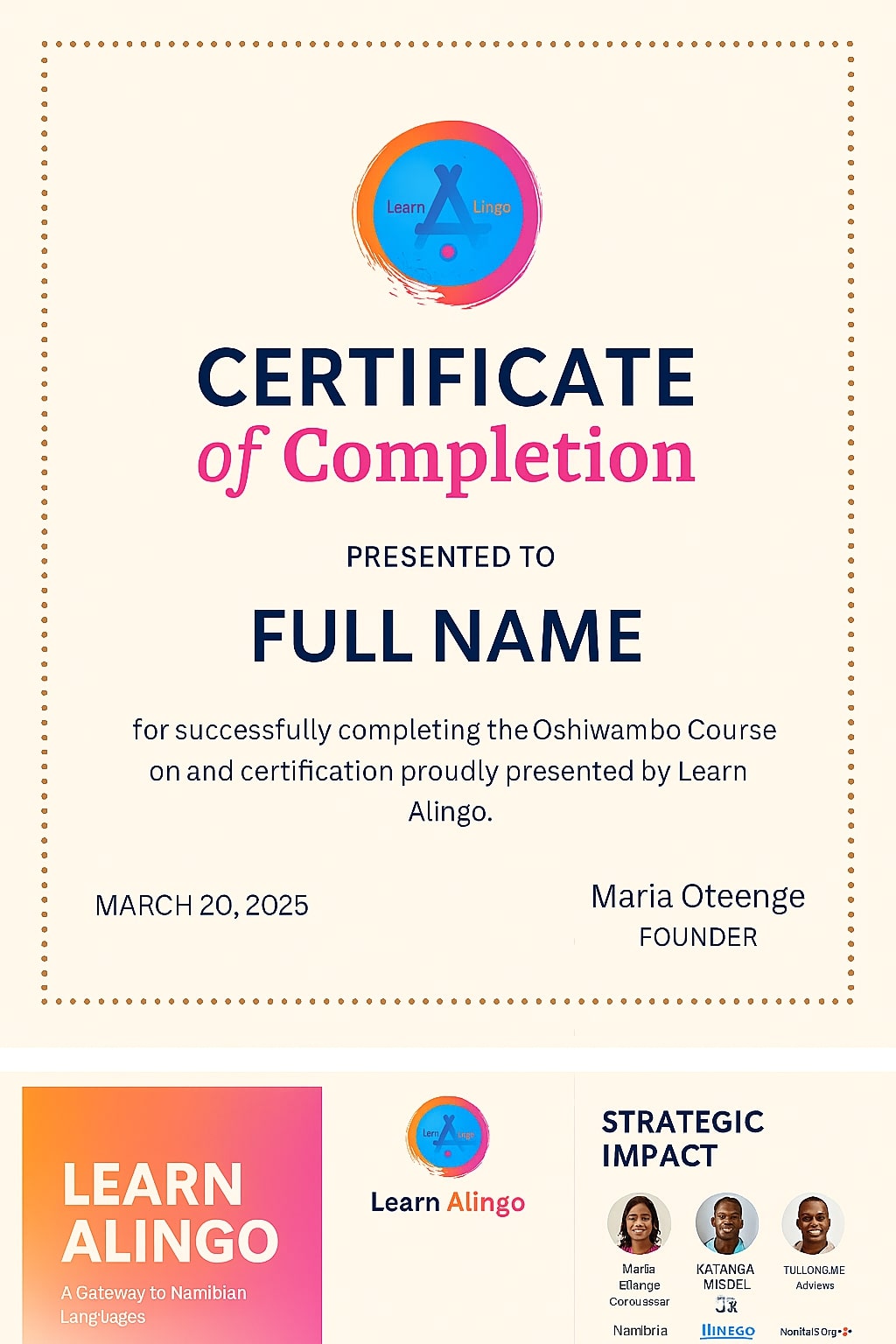 Certificate Preview
